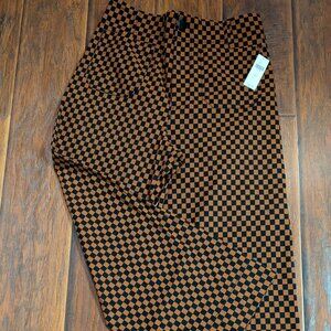 NWT Anthropologie Maeve "The Colette" Pants | Checkered | Size 30